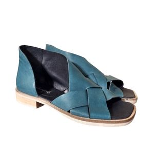 Free People Bohemian Sun Valley Sandal Azure Blue Women's